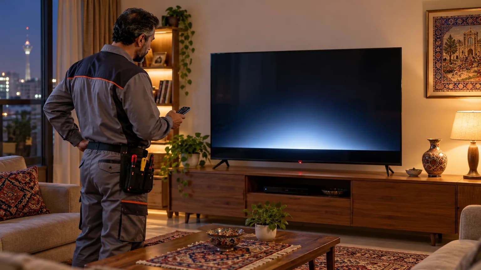 علت خاموش و روشن شدن تلویزیون چیست؟ ۱۱ دلیل و روش عیبیابی